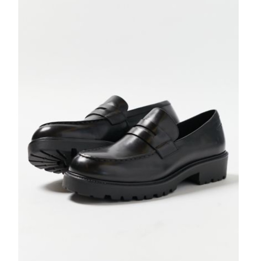 Vagabond Kenova Black Leather Loafers